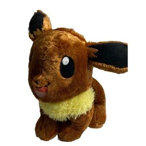 Preowned Build‑A‑Bear Eevee Pokémon Plush 12″ – Clean BAB Stuffed Animal